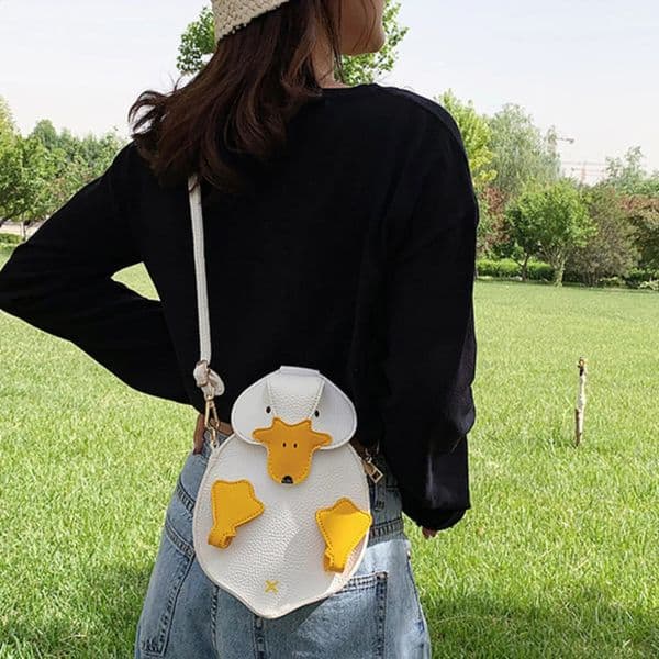 Ship from US Messenger Bags For Women Fashion Girls Sling Bag Purse Pu Leather Cute Ladies Crossbody Factory Yellow Duck Torebka Damska 250228FBB