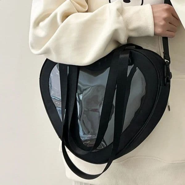 Love Heart Itabag Women 2025 Transparent Crossbody Bags Girls Purses and Handbags Ita Bag for Girls JK Uniform Bag 250221