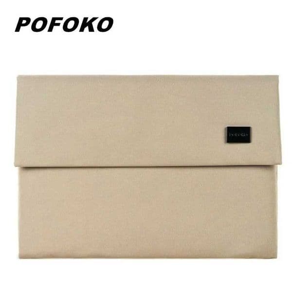 Pofoko Brand Laptop Bag 15.4 InchBusiness Man Lady Waterproof Sleeve Case For Macbook Air Pro Notebook Computer PCDropship Z250224
