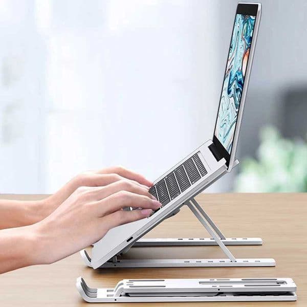Adjustable Laptop Stand Notebook Stand Table Cooling Pad Foldable Laptop Holder Portable Lapdesk Cooling Bracket Riser New 1 PcXJ220228