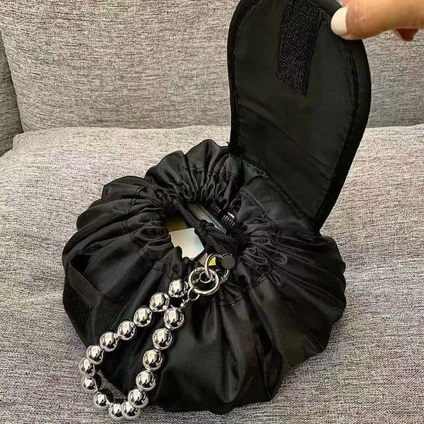 Top quality Brand High Quality New Style Style Makeup Bag Drawstring Makeup Bag Storage Bag Portable Travel Storage Black Makeup Bag New Free Delivery Designer Bag