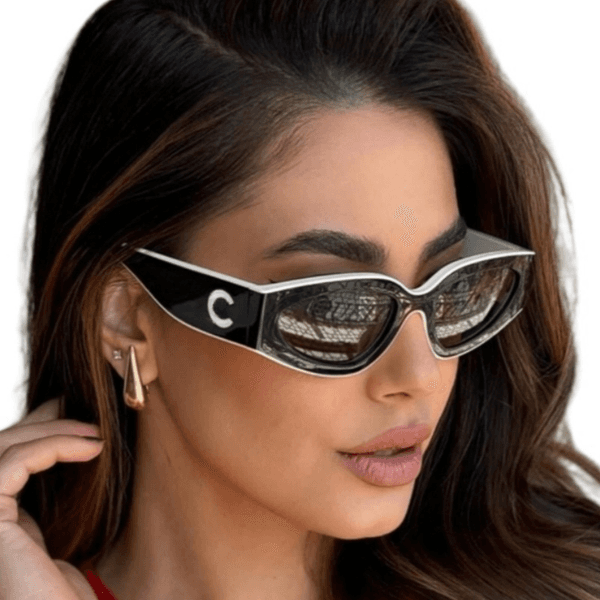 Designer For Women Men Beach Sun Glasses Trendy Square Metal Legs Letter Design Cat Eye Top Quality Eyeglasses Oval Luxury Monogram Sunglasses with box