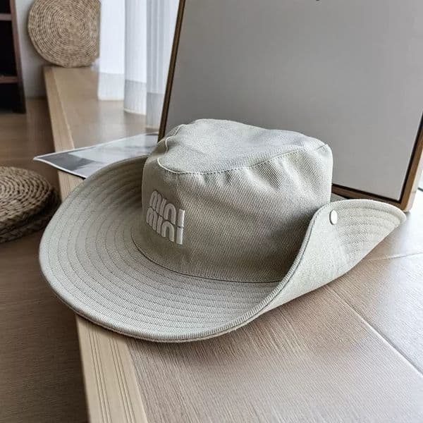Designer Foldable Wide Edge Women's Classic Brand Fashion Embroidered Beach Snap on Outdoor Cowboy Sunscreen High Quality Top mens Fishing Hat AA6