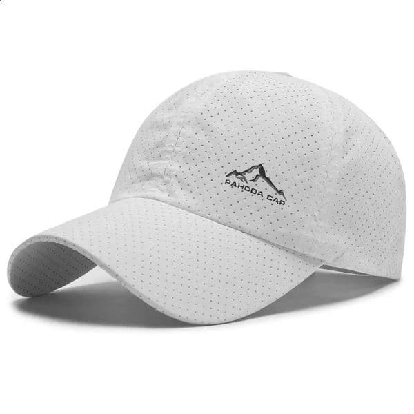 UltraBreathable Quick Dry Mesh Baseball Cap Versatile Summer Sports Hat for Men Women Ideal Outdoor Adventures 250526z