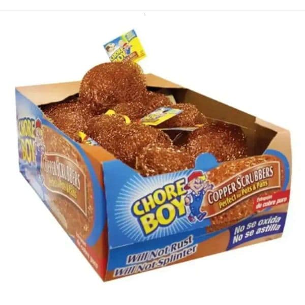 Chore 36Pcs Boy Per Box Wire Ball Dishwashing Cleaning Equipments Wool Home Kitchen Utensils Supplies Copper