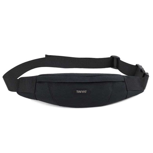 TINYAT Men Waist Bag pack Purse Waterproof Canvas Travel Phone belt bag pouch for Men Women Casual Bag for Belt Hip Pack Z250603