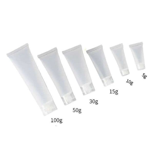 Plastic Empty Portable Tubes Squeeze Cosmetic Cream Lotion Travel Refillable Bottle Shampoo Container Make Up Tools BS