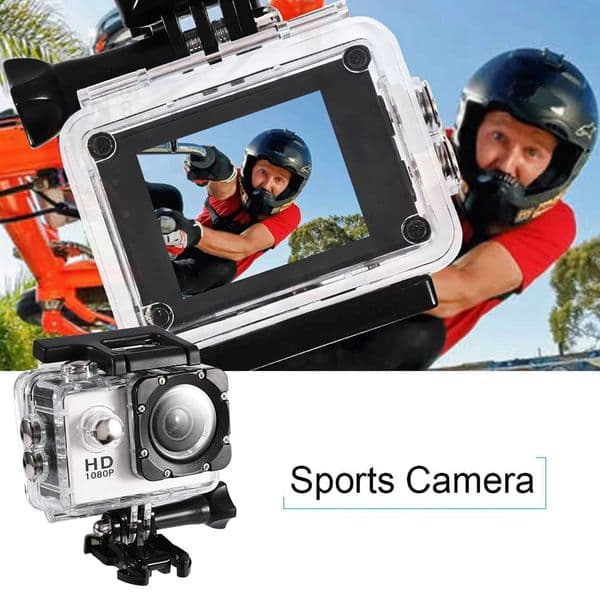 7 Colors Waterproof Outdoor Cycling Sports Mini DV Action Camera Camcorder Mini Camcorder Waterproof Camera DV Waterproof DV Kit XJ250603