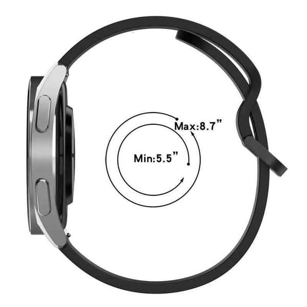 2023 New Replaceable Silicone With Universal Flat Head Groove Strap Suitable For Most 22mm Interface Smartwatches