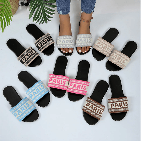 new free shipping slippers designer flat sandals for womens Khaki Grey Pink Grey Apricot Blue size 36-43