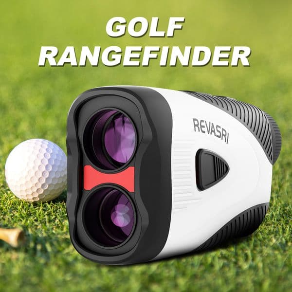 REVASRI Golf Rangefinder with Slope Switch, 1090 Yards Laser Range Finder with Flag Locking Vibration, 6X Magnification Monocular and USB-C Rechargeable
