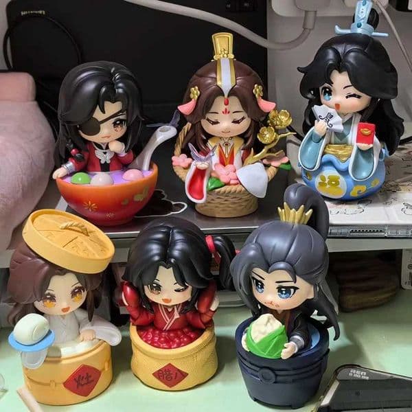 Heaven Officials Blessing Blind Box The People Festival Group Portrait Series Xielian Figures Action Figures Model Toy Surprise XJ250605