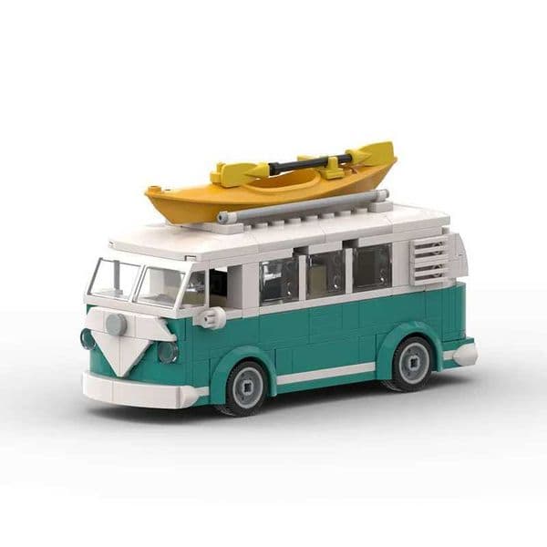 MOC Tech Car T1 Camping RV Model Educational Building Block Toys Kids Gifts DIY Car Building Blocks W250605