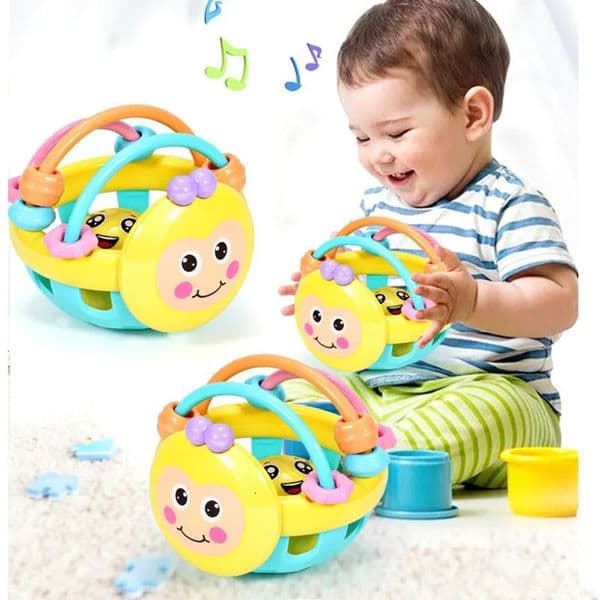 Baby Soft Teething Toys born Early Educational Sensory Teether Rattle Touch Hand Grasping Ball Develop Infant Ball Game Toy 250604