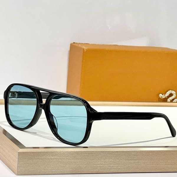 New Men Womens Square Sunglasses Z2866 Designer Pilot Glasses Frame Double Bridge Design Legs with Metal Text Decoration Outdoor UV Protection sunglasses men