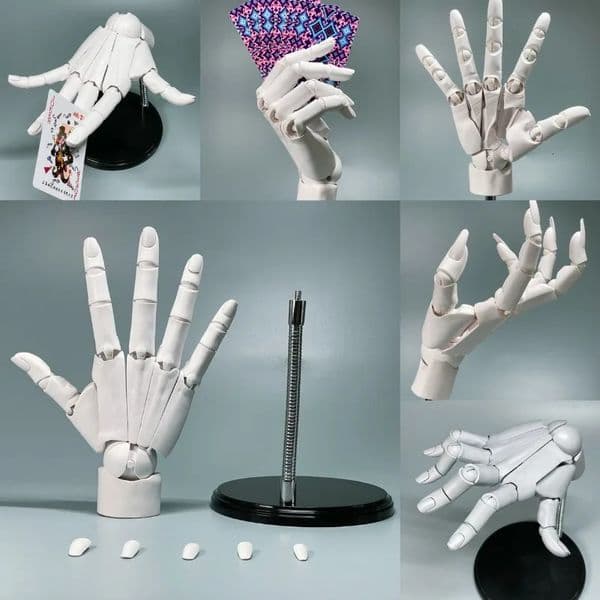 Articulated Hand Model Drawing Figurine Sketch Artist Painting Sculpture Hand Finger Joint Figurine Figma Doll House Decoration 250605