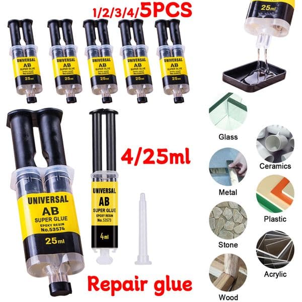 Super Liquid Epoxies Strong Quick-drying Glue Adhesive Epoxy Epoxies Universal Long-lasting Epoxy Resin Super Liquid AB Glue