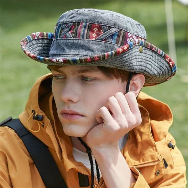 Fashion Summer Bucket Hat Outdoor Camping Cap Hiking Fishing Hats Fishing Accessories Bike Accessories Cowboy Hats Sun Caps 250606