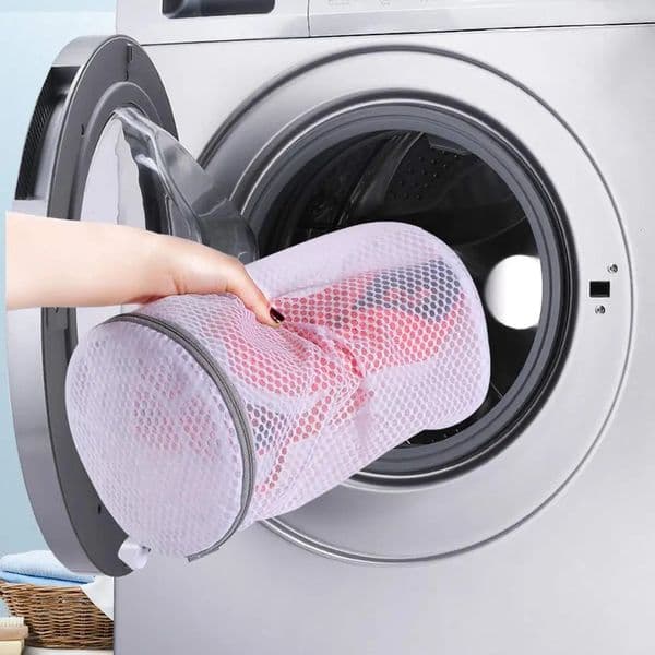 Shoe Washing Machine Bag Honeycomb Mesh Shoe Laundry Bag with Zipper for Sneakers Running Shoes Sock Bras and Toys 250609