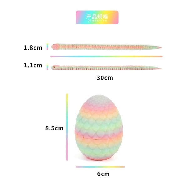 Metal Fidget Toy Printed Gift Action Figure Creative Stress Relief Figurine Snake Egg Toys Desk Accessories Anime Figures Activi Doll fidget cube Toy Edc