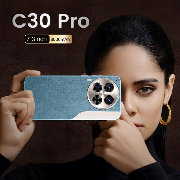 2025 new cross-border mobile phone C30PRO 3G global universal perforated screen 2GB + 16GB Android 8.1 wholesale