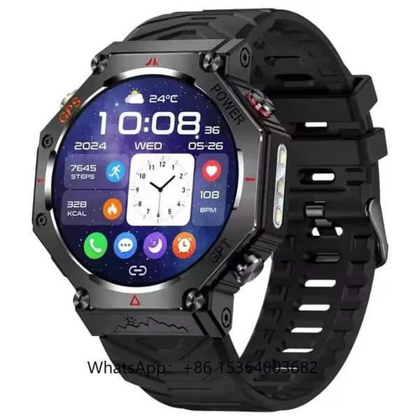 2025 Fashion KC91 Waterproof Outdoor Smart Watch BT Call NFC GPS Fitness Smartwatches Wearable Devices X250609