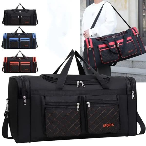 Large Capacity Handbag Mens Luggage Bag Multiple Pocket Travel Bag Clothes Storage Bag 250609BJ