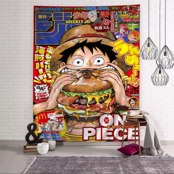 Anime O-One P-Piece Cartoon Tapestry Wall Hanging Decoration Household Home Decor