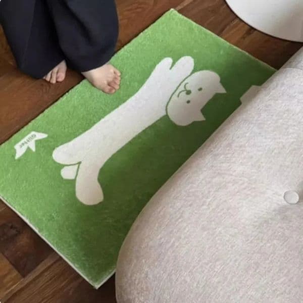 VIKAMA Summer Fresh And Cute Cat Carpet Bathroom Floor Mat Entrance Door Furniture Decoration 250609