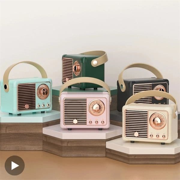 Retro Bluetooth Ser Wireless Card Portable Subwoofer Mini Outdoor Student Small Bluetooth Ser 250609