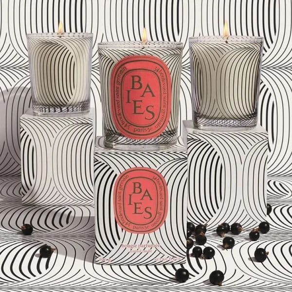 Male Scented Candle Perfumed Candles 190g Roses Baies Santal Miomsa Figuier Fragrance P Bougie Parfum Wax Long Lasting Time Smell GoodZ260527