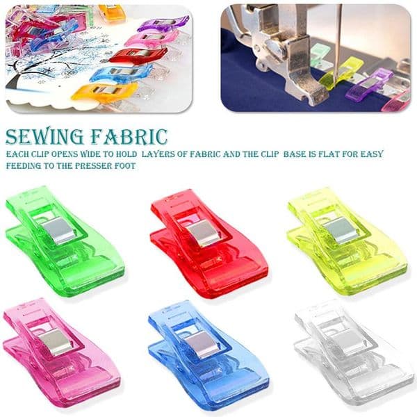 3.3cmx1.8cm Plastic Wonder Clips Holder for DIY Patchwork Fabric Quilting Craft Sewing Knitting Clips Home Office Supply wholesale LX2526