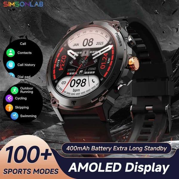 New Smart Watch Sleep Health Monitoring Voice Assistant BT Call IP68 Waterproof Multiple Sports Modes Smartwatch For Men Women X250609
