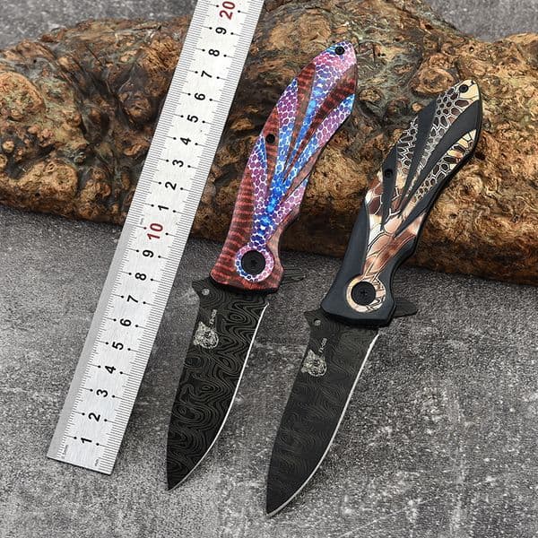 New Bearing Quick Open Folding Sharp Outdoor Camping Self-defense Swiss Army Tactical Special Combat Knife