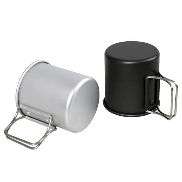 Camping Mug Aluminum Alloy Cup Tourist Tableware Picnic Utensils Outdoor Kitchen Equipment Travel Cooking Set Cookware Hiking 250610BJ