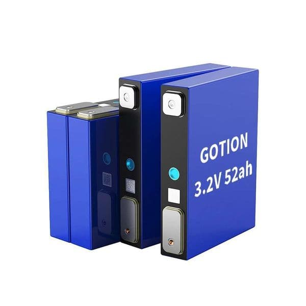 Gotion 3.2V 50ah 52ah 4-32pcs Prismatic Lithium Ion Phosphate Battery Cell A-Grade LifePo4 Lithium Batteries for EV Solar Energy