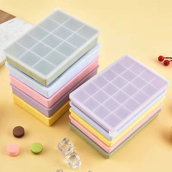 ice maker Silicone summer heat relieving, kitchen utensils, grid, 24 grids, silicone ice grid
