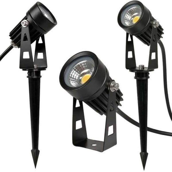Waterproof Outdoor Garden Lawn Lamps 220V 110V 12V 3W 5W LED Lawn Light Spike Bulb Garden Lighting Outdoor Lighting for garden Z250610