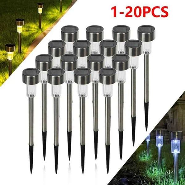 Solar Light Garden Decoration Tools Outdoor Solar Powered Lamp Waterproof Landscape Lighting for Pathway Patio Yard Lawn Z250610