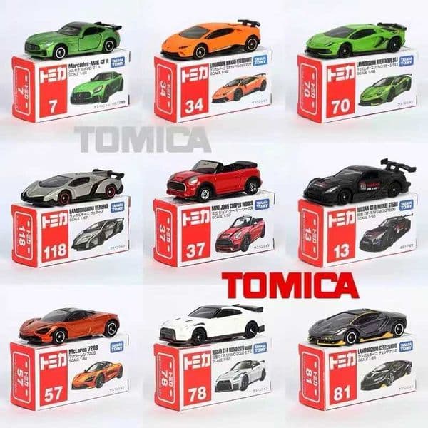 Takara Tomy Tomica Toy Mini Diecast Alloy Model Car Metal Vehicles Various Styles Gifts for Children Hobby Collection Z250611