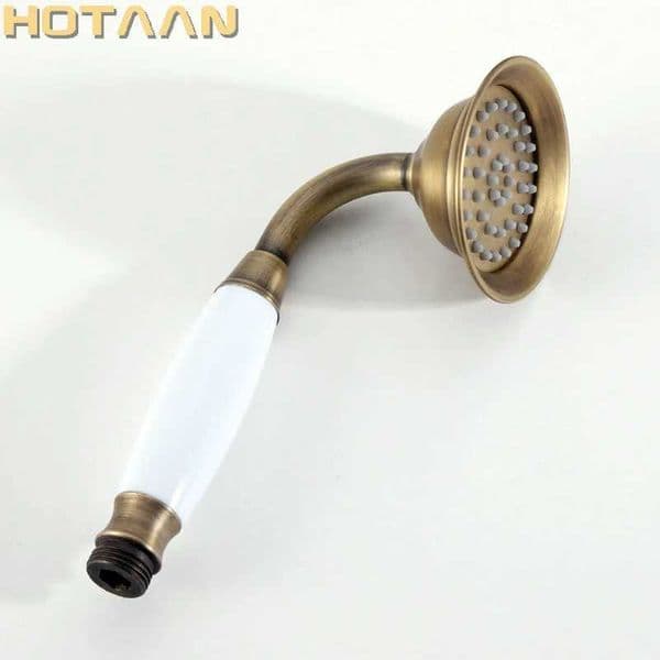 Retail wholesale solid copper antique brass handheld shower luxury bathroom Hand Shower Head YT-5191 X250612