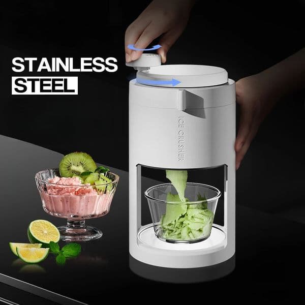 Household Small Ice Crusher Manual Hail Hand-cranked Ice Crusher Summer Ice Making Tools 250609