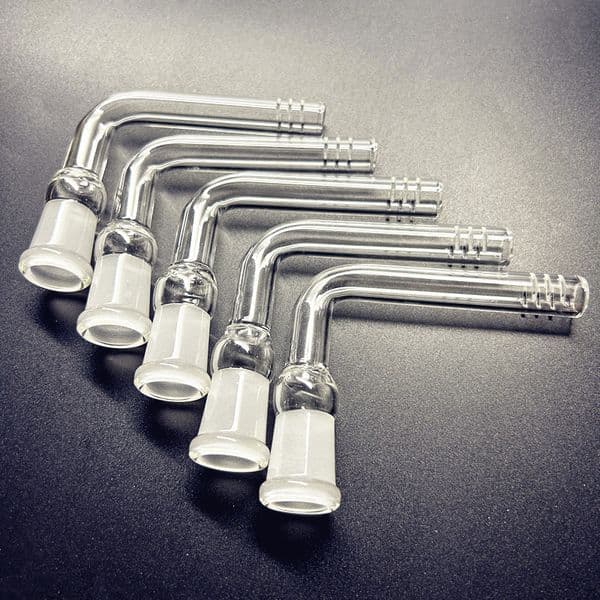 Glass Bong Downstem Pipes 90 Degree 14mm for Beaker Smoking Water Pipes