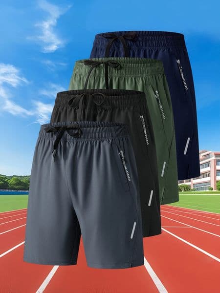 Summer Mens Sport Shorts Cool Sportswear Running Casual Bottoms Gym Fitness Training Jogging Short Pants Men Black Gray 250611A