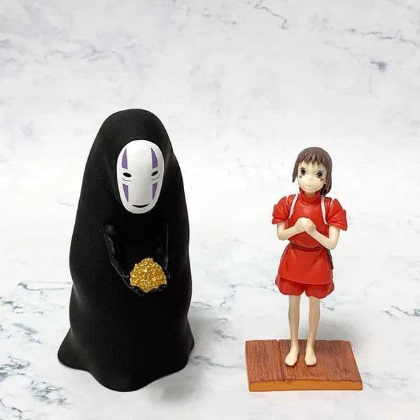 2026 New 12-14Cm Thousand And Anime Figure Faceless Man Chihiro Action Figures Statue Car Decoration PVC Model Toys For Kids Gift Designer