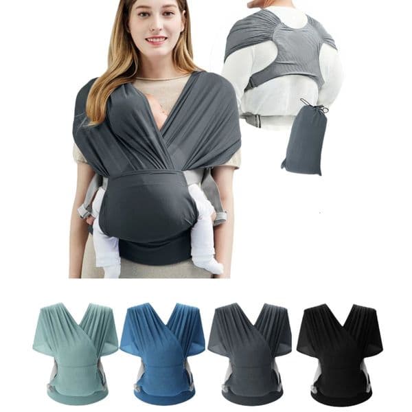 born Baby Wrap Stretchy Adjustable 024 Months Front Facing Portable Foldable Infant Belt Swaddle Strap 250527