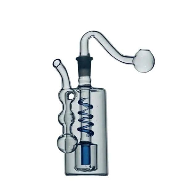 Oil Burner Pipe Thick Nail Bubbler Small Burners Pipes Rig Mini Heady Beaker Bongs Wax LL