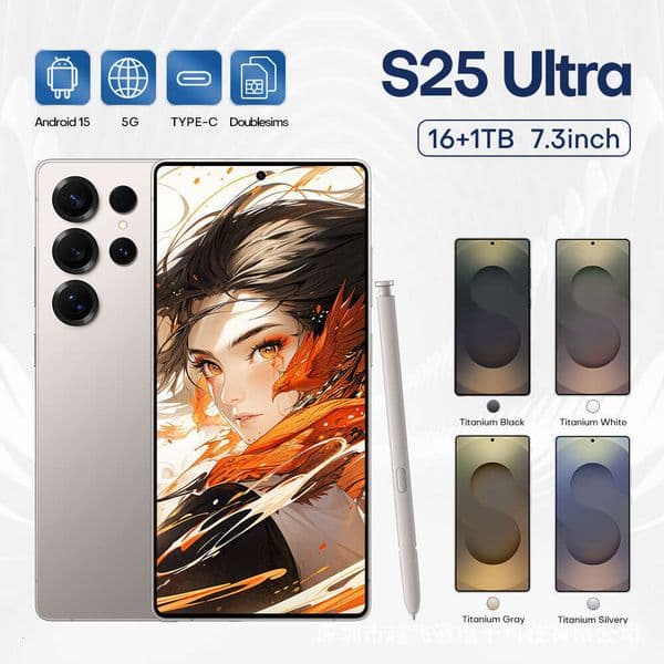 Exclusive Phone S25 Ultra Large Screen HD 16+1T (Hot Sale)