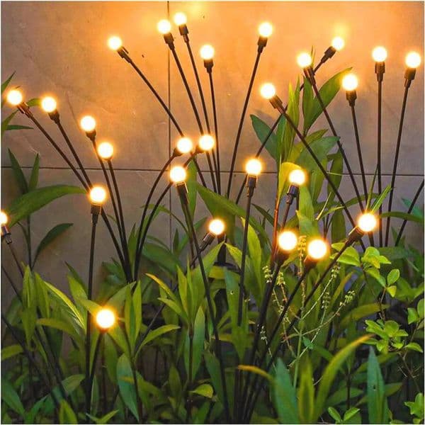 6/8/10L Solar Firefly Waterproof Outdoor Garden Decoration Landscape Lawn Lights Suitable for Festive Decoration.