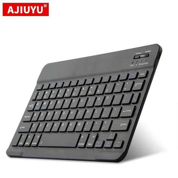 AJIUYU Mini BT Keyboard Wireless Keyboard Rechargeable For Phone Tablet For Android ios Windows X250614
